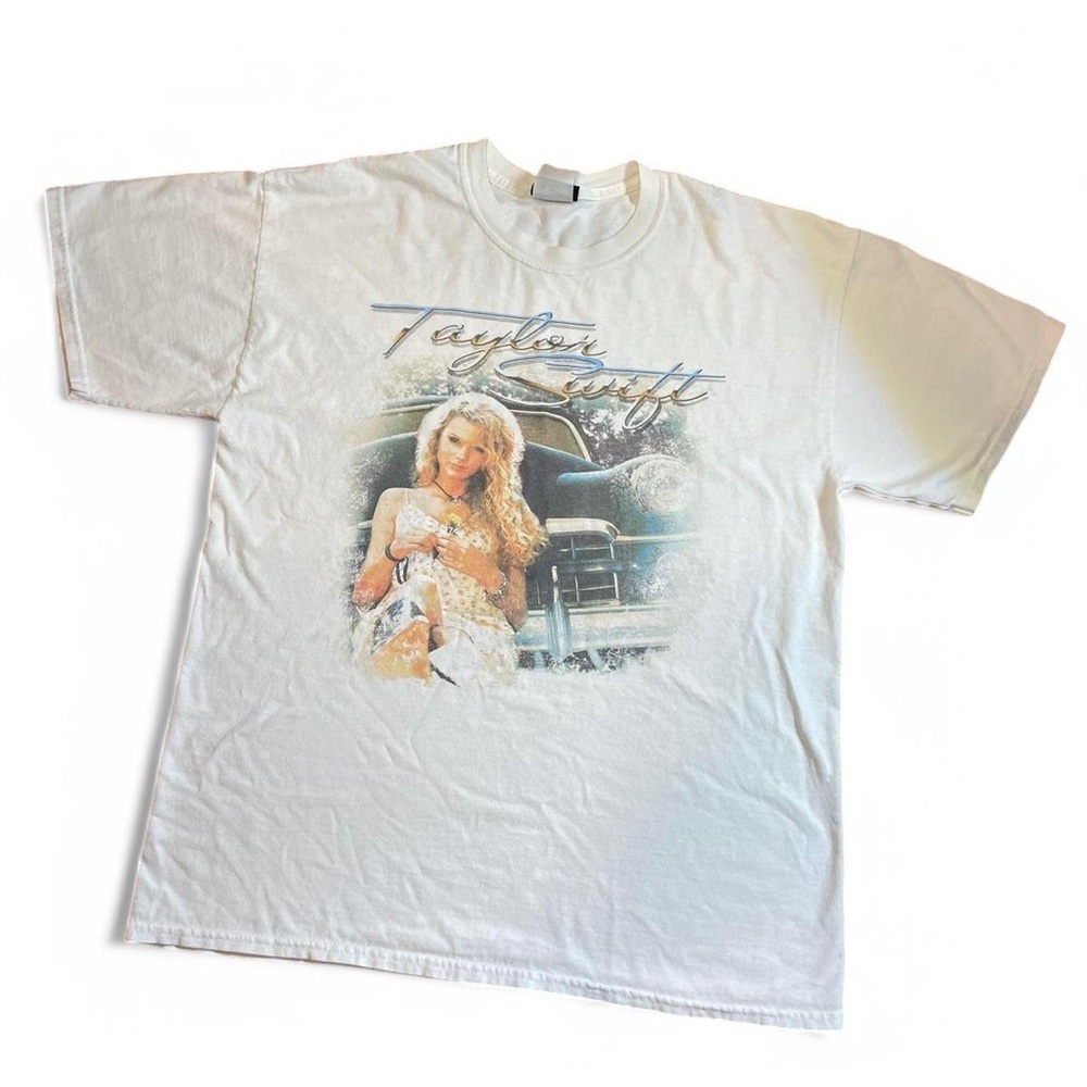 Graphic T-Shirt with Denim Skirt - Picture 5 of 7